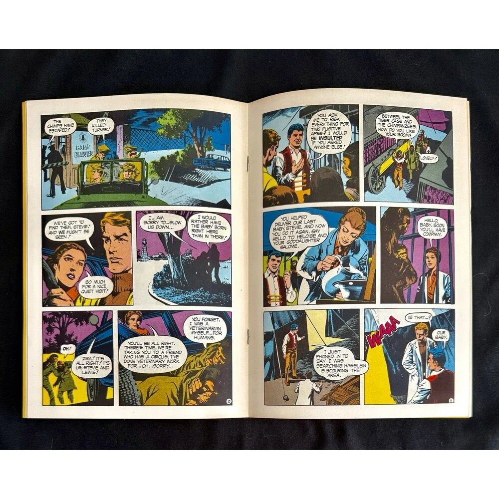 Escape From the Planet of the Apes Book & Record Vintage 1974 Near Perfect Cond.